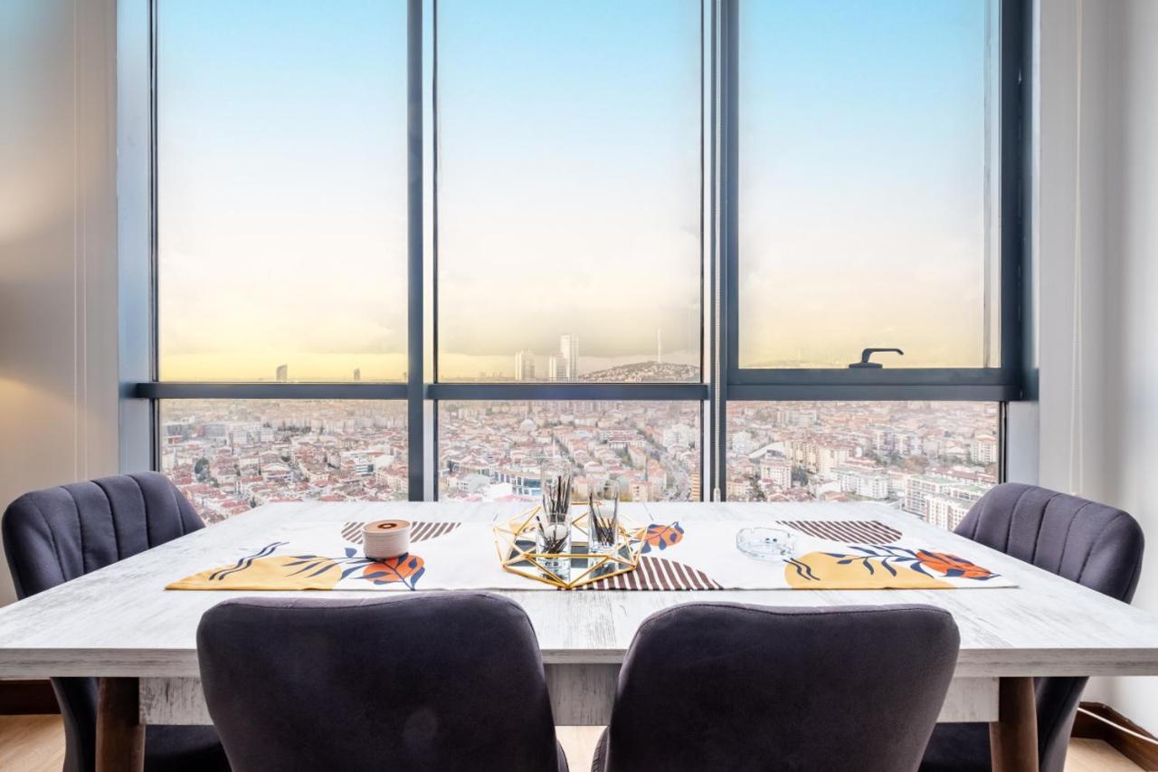 اسطنبول Charming Flat With City View In Atasehir المظهر الخارجي الصورة