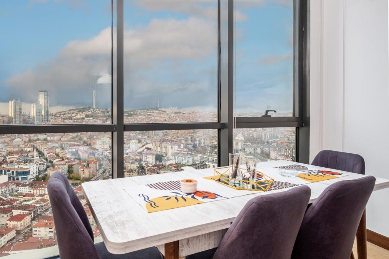 اسطنبول Charming Flat With City View In Atasehir المظهر الخارجي الصورة