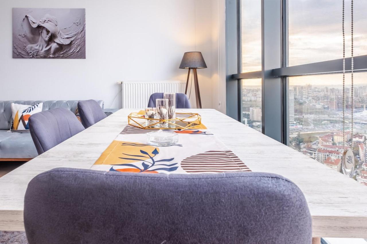 اسطنبول Charming Flat With City View In Atasehir المظهر الخارجي الصورة